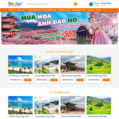 Theme wordpress flatsome du lịch cao cấp 07