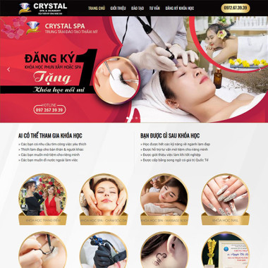 Theme wordpress flatsome khóa học phun xăm