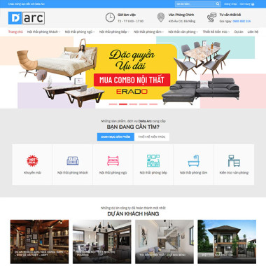Theme wordpress flatsome nội thất 14