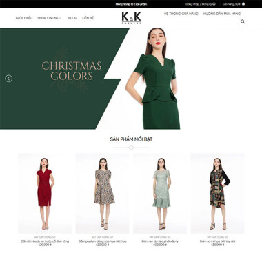 Theme wordpress flatsome thời trang 02