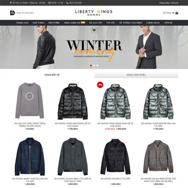 Theme wordpress flatsome thời trang 03