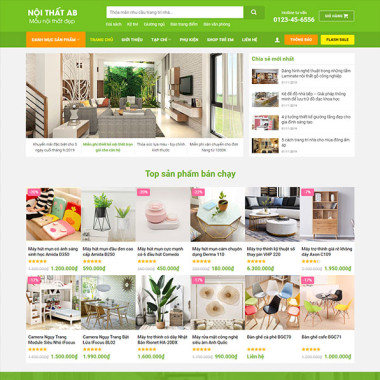 Theme wordpress flatsome trang trí 01