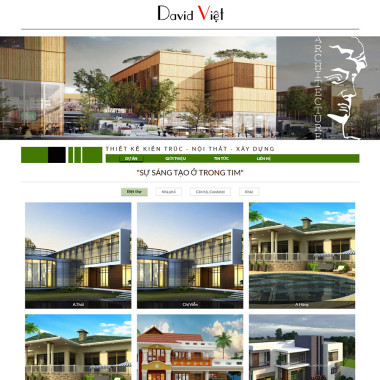 Theme wordpress flatsome công ty kiến trúc 02