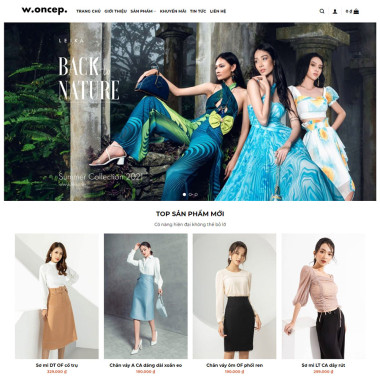 Theme wordpress flatsome thời trang 06