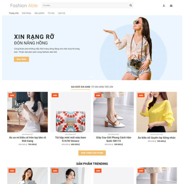 Theme wordpress flatsome thời trang 07