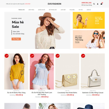 Theme wordpress flatsome thời trang 08