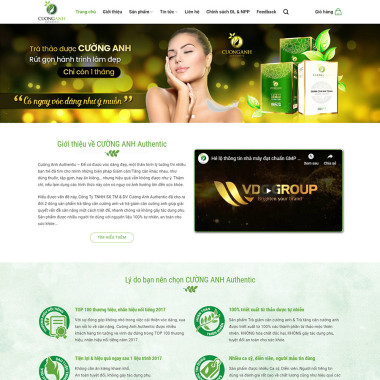 Theme wordpress flatsome thực phẩm chức năng 01