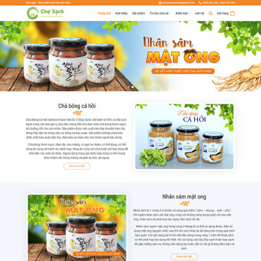 Theme wordpress flatsome thực phẩm chức năng 07