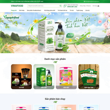Theme wordpress flatsome thực phẩm chức năng 09