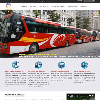 Theme wordpress flatsome dịch vụ cho thuê xe