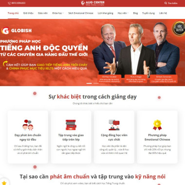 Theme wordpress flatsome trung tâm tiếng Trung