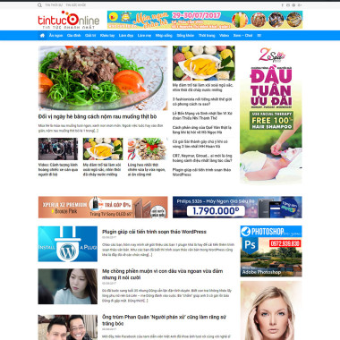 Theme wordpress flatsome tin tức 01