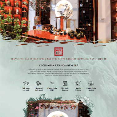 Theme wordpress flatsome trà xanh 02