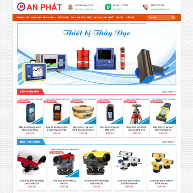 Theme wordpress flatsome bán đồ trắc địa