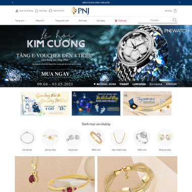 Theme wordpress flatsome bán trang sức 02