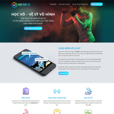 Theme wordpress flatsome võ thuật 01