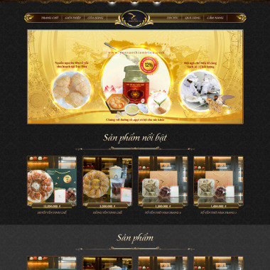 Theme wordpress flatsome bán yến sào 01