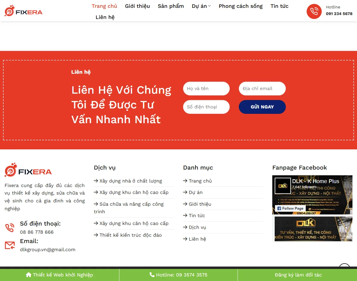 Giao diện quản trị Theme WordPress Kiến Trúc 07